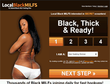 Tablet Screenshot of localblackmilfs.com